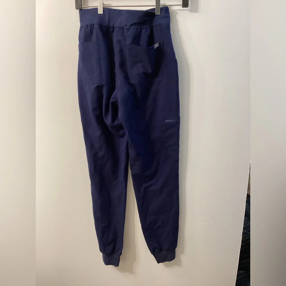 Figs Navy Blue Jogger scrub pants‎ Technical Collection XS
